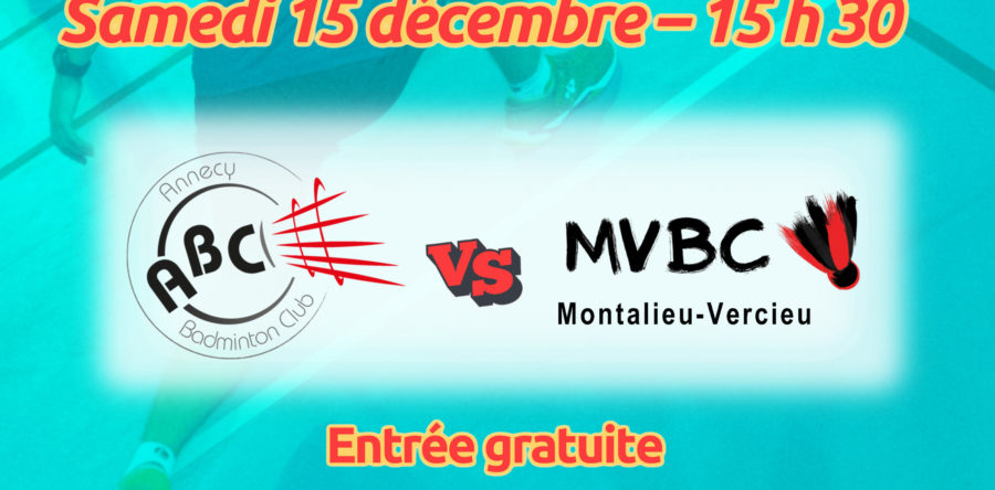 Interclubs Nationale 3 – 15 décembre 2018