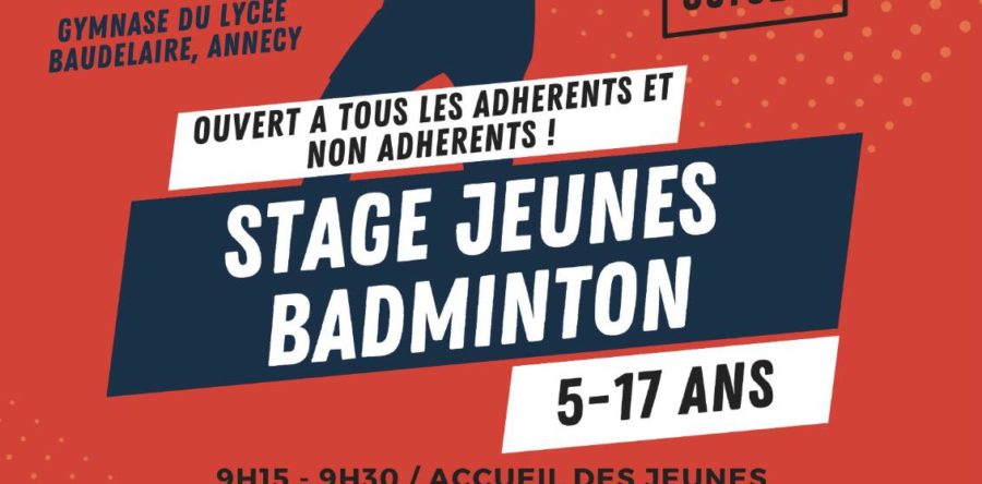 Stage Jeune Badminton