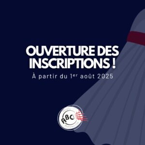 Lire la suite à propos de l’article Inscriptions saison 2025/2026