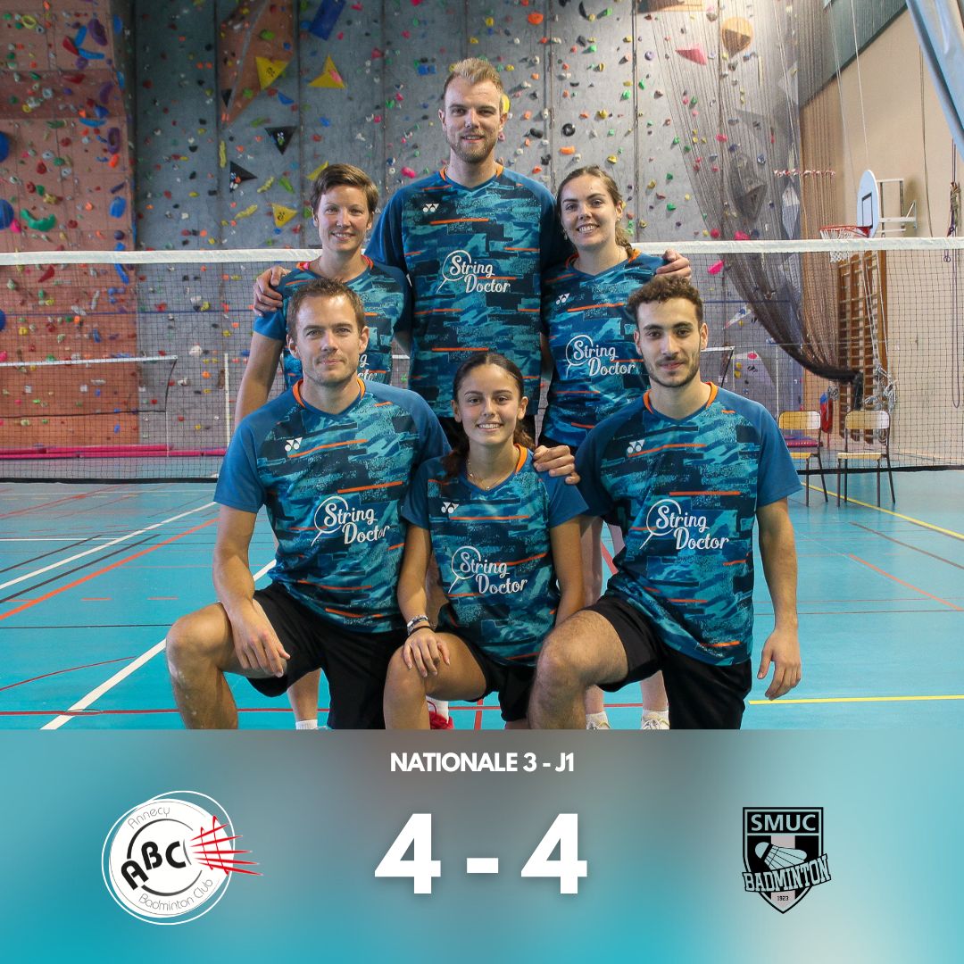 You are currently viewing 1ère journée d’interclub de Nationale 3 à domicile !