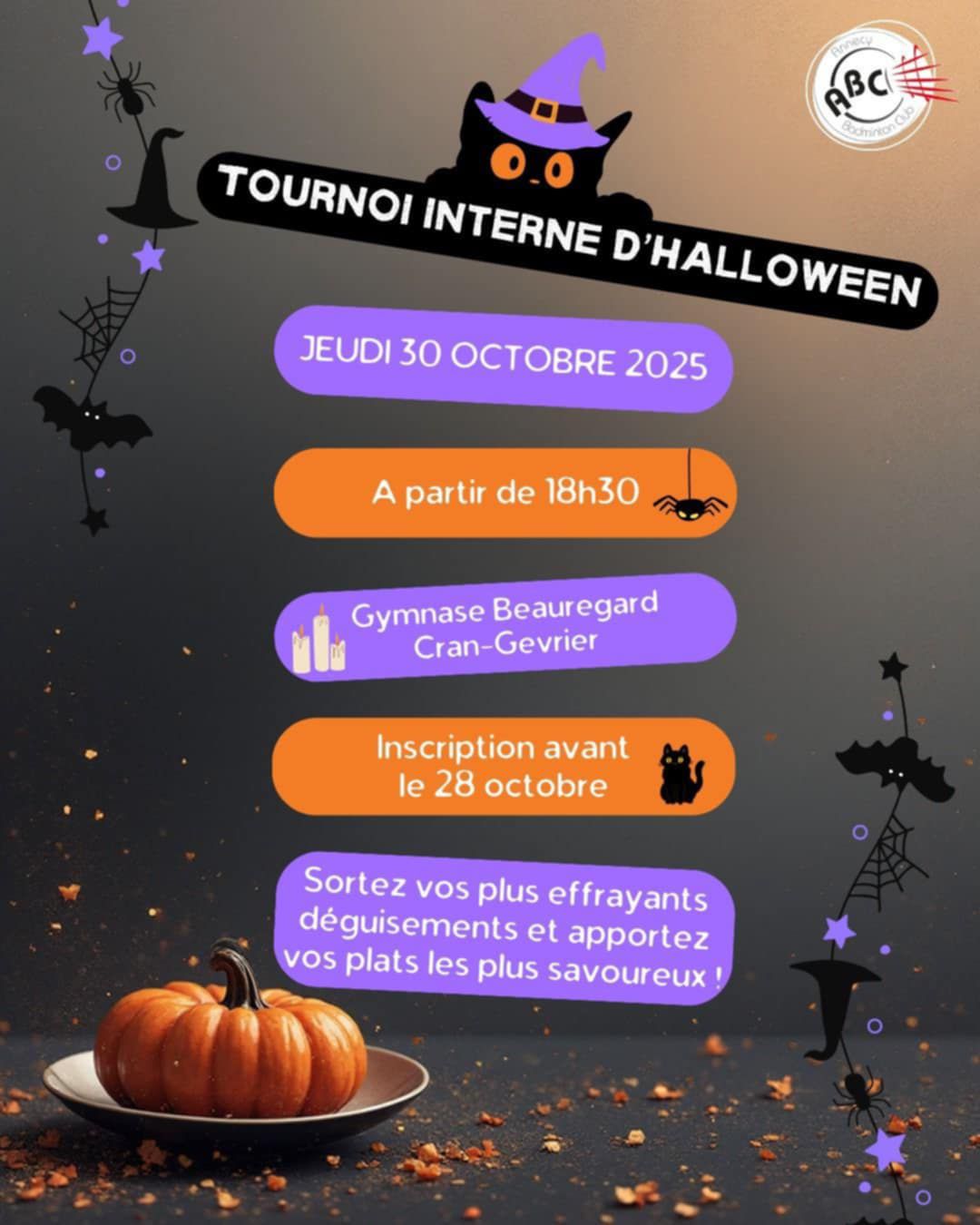 You are currently viewing Tournoi d’Halloween de l’ABC !