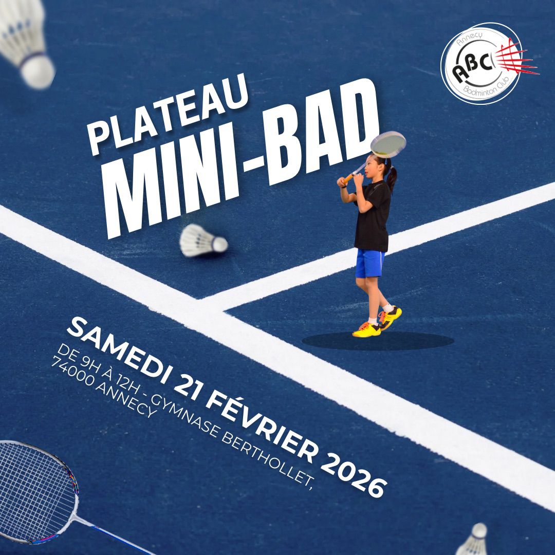 You are currently viewing Plateau Mini-Bad Poussin 1 – samedi 21 février 2026
